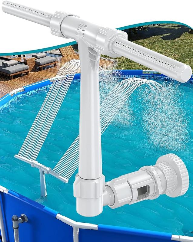 Pool Fountain for Above-Ground and Inground Pool Waterfall Spray